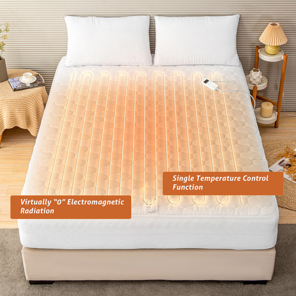 Alwyn Home Lindy Electric Heated Mattress Pad & Reviews Wayfair